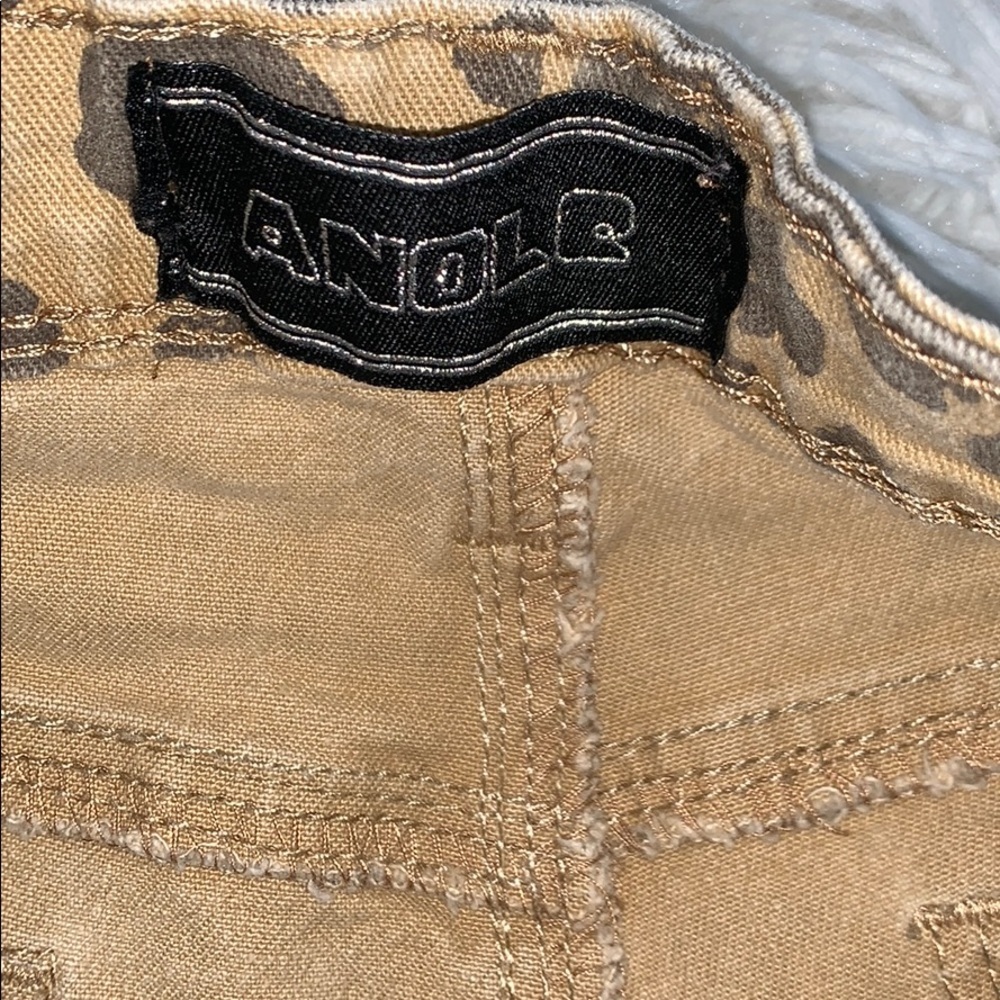 Anole stretchy leopard print jeans - Picture 5 of 5